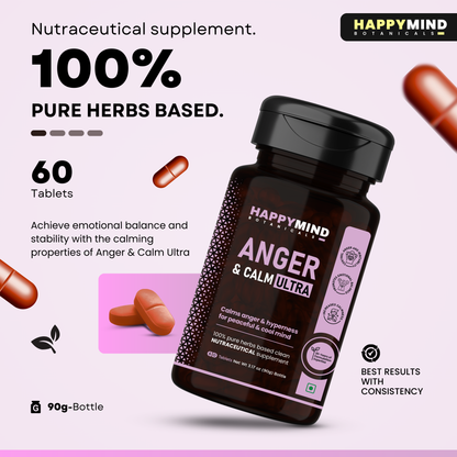 HappyMind Anger & Calm Ultra (60 Tablets)