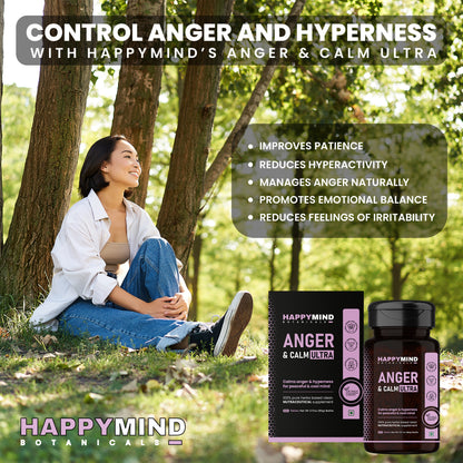 HappyMind Anger & Calm Ultra (60 Tablets)