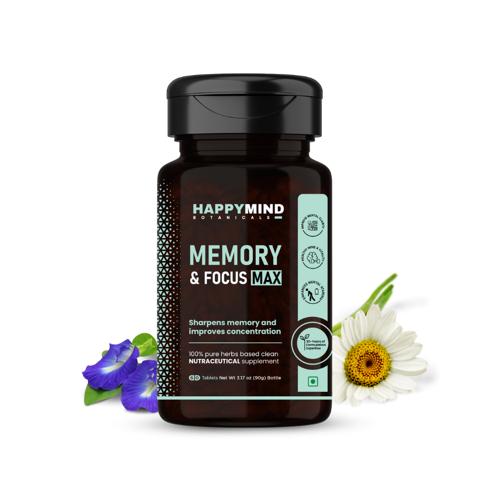 HappyMind Memory & Focus Max (60 Tablets)