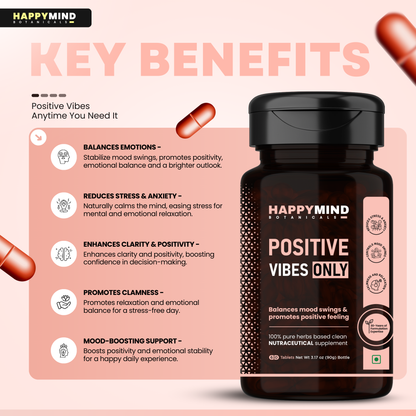 HappyMind Positive Vibes Only (60 Tablets)