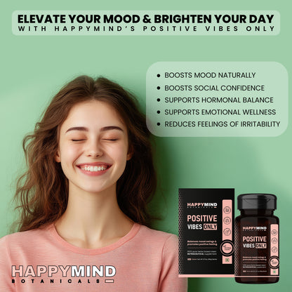 HappyMind Positive Vibes Only (60 Tablets)