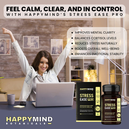 HappyMind Stress Ease Pro (60 Tablets)